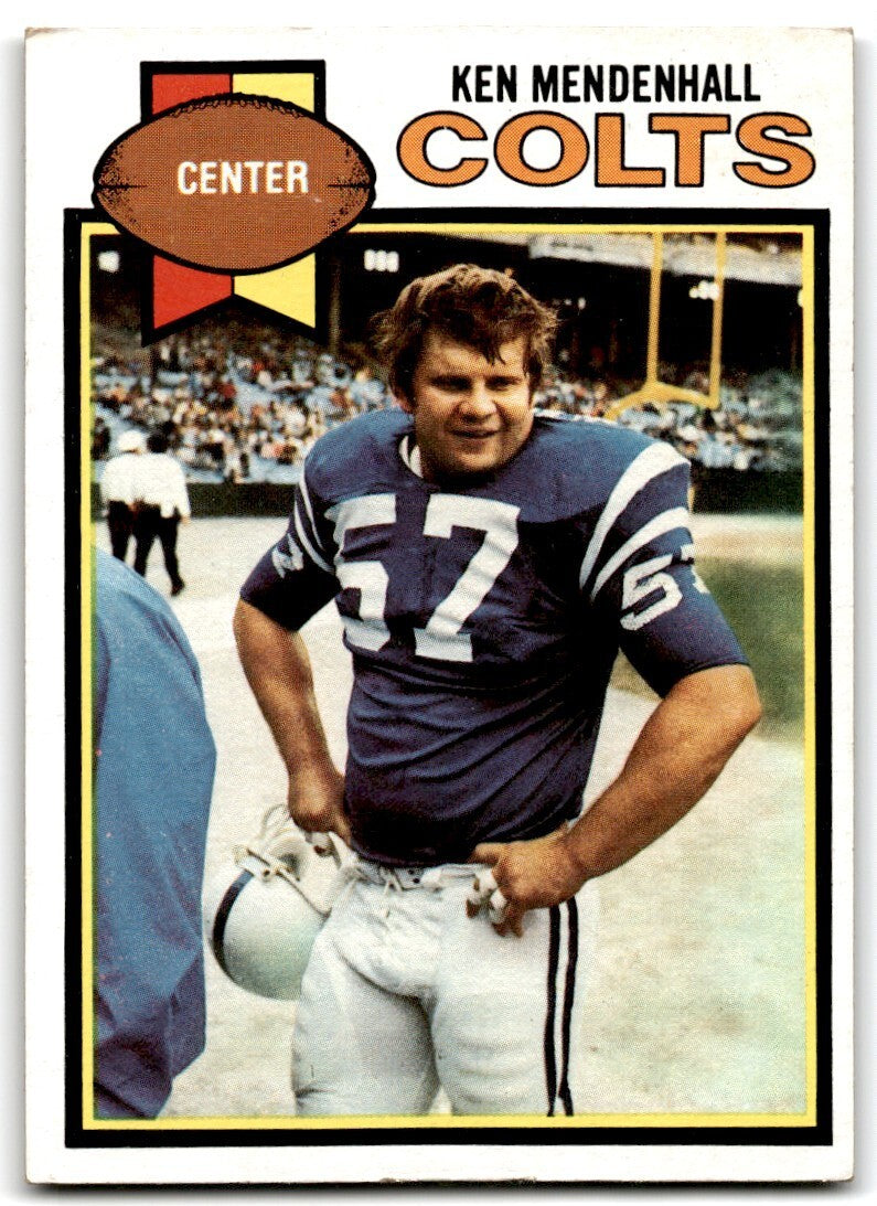 1979 Topps Football Card Ken Mendenhall Baltimore Colts #438