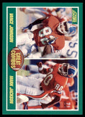 1989 SCORE. MARK JACKSON/VANCE JOHNSON . DENVER BRONCOS #277