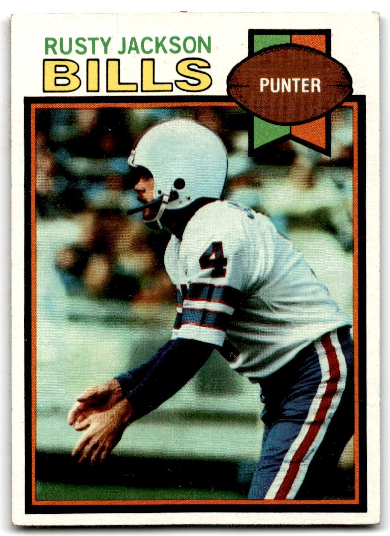 1979 Topps Football Card Rusty Jackson Buffalo Bills #449
