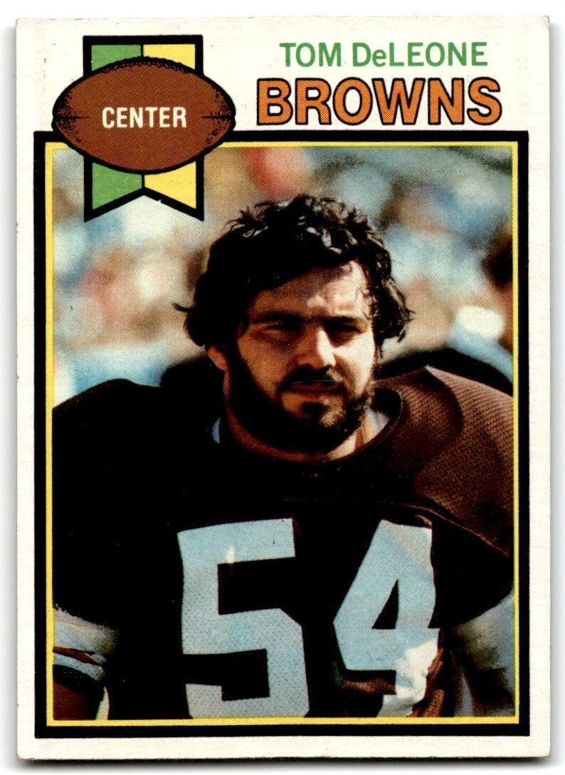 1979 Topps Football Card Tom DeLeone Cleveland Browns #473