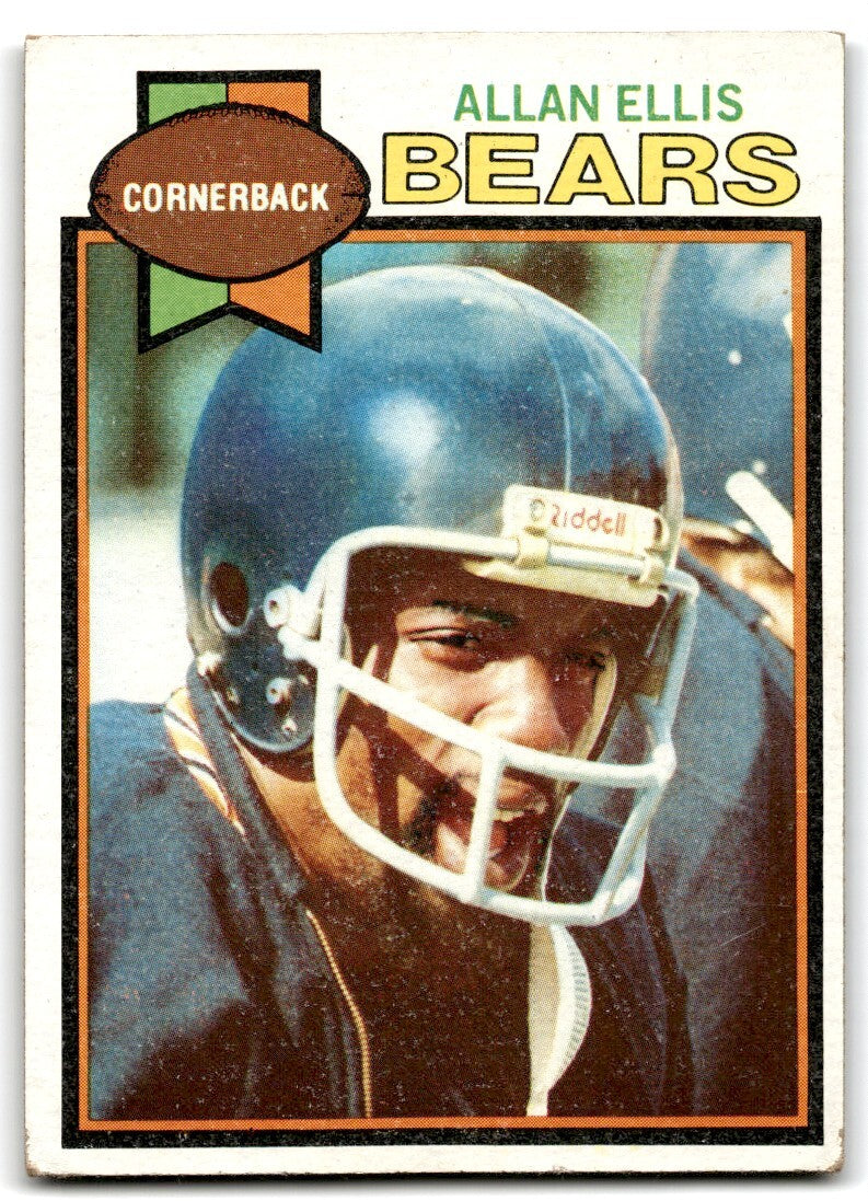 1979 Topps Football Card Allan Ellis Chicago Bears #497
