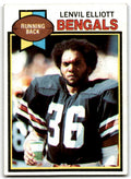 1979 Topps Football Card Lenvil Elliott Cincinnati Bengals #434