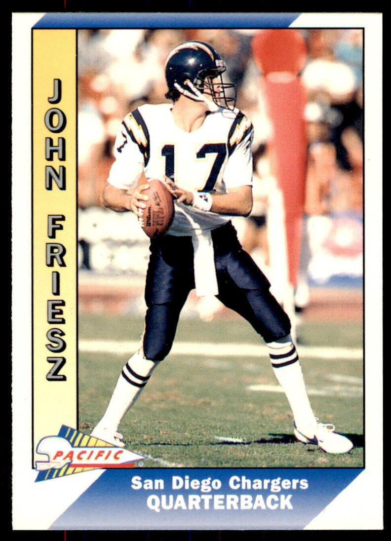 1991 Pacific John Friesz . San Diego Chargers #442