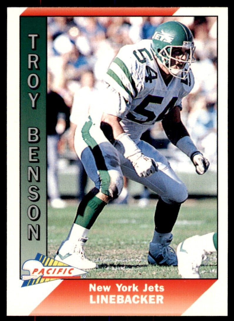 1991 Pacific Troy Benson . New York Jets #380