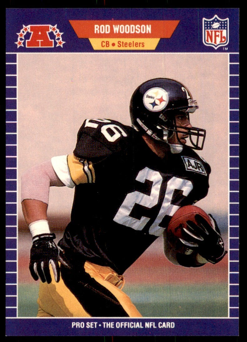 1989 Pro Set Rod Woodson Football Cards #354