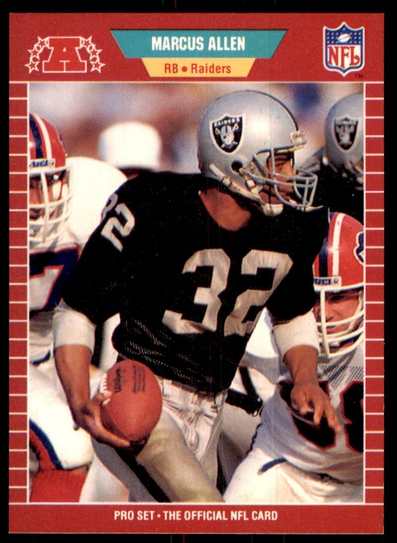 1989 Pro Set Marcus Allen Football Cards #182