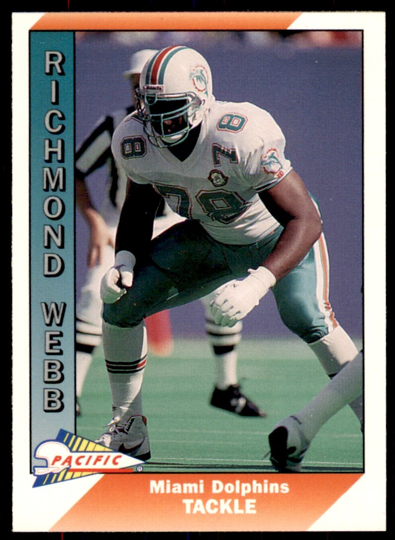 1991 Pacific Richmond Webb . Miami Dolphins #278