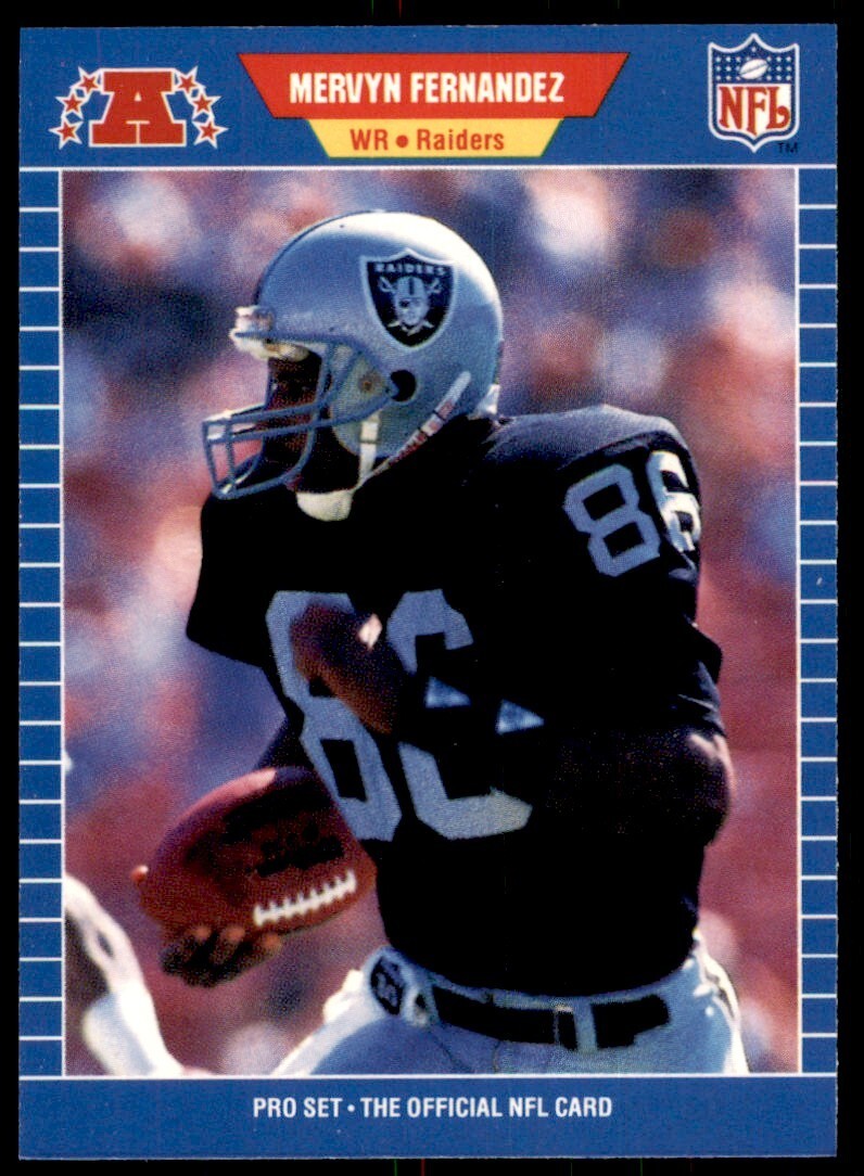 1989 Pro Set Mervyn Fernandez Football Cards #553
