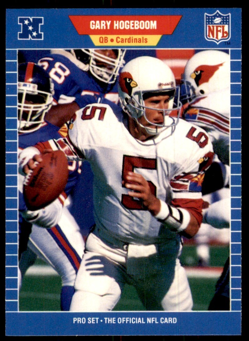 1989 Pro Set Gary Hogeboom Football Cards #555