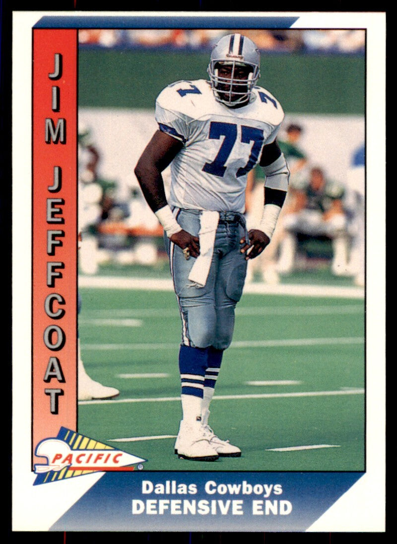 1991 Pacific Jim Jeffcoat . Dallas Cowboys #98