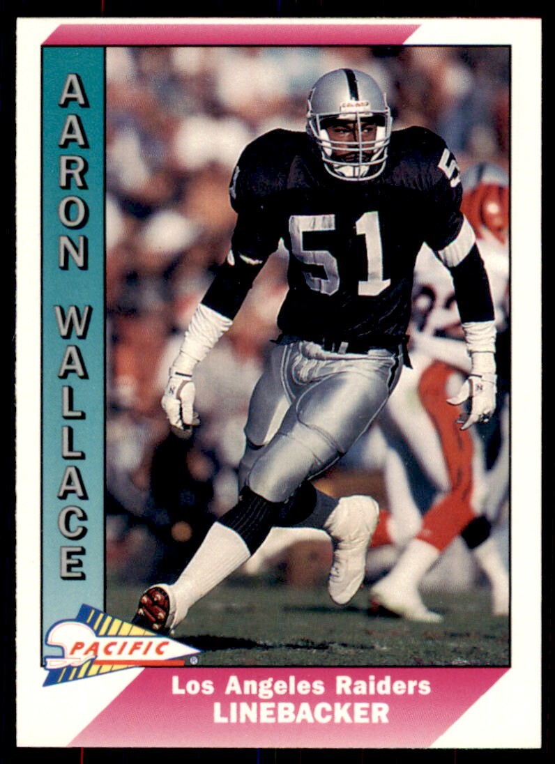 1991 Pacific Aaron Wallace . Los Angeles Raiders #242