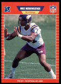 1989 Pro Set. Mike Merriweather A Football Cards #467