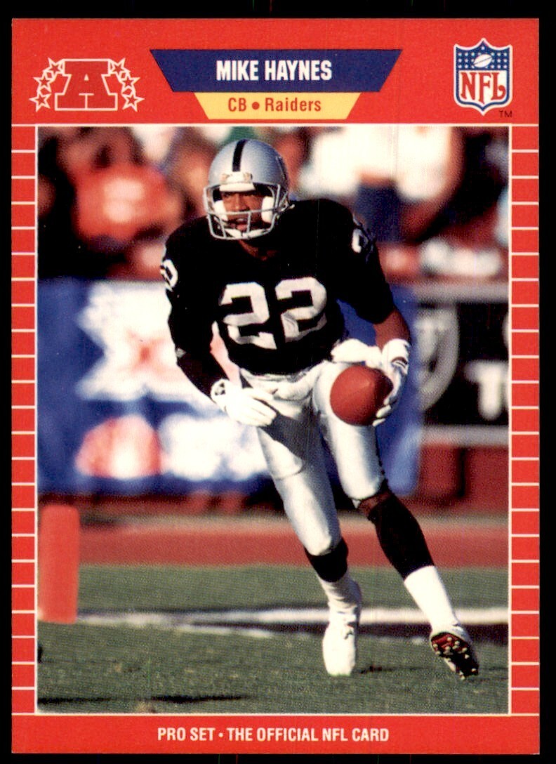 1989 Pro Set. Mike Haynes Football Cards #462