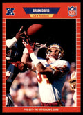 1989 Pro Set. Brian Davis Football Cards #484