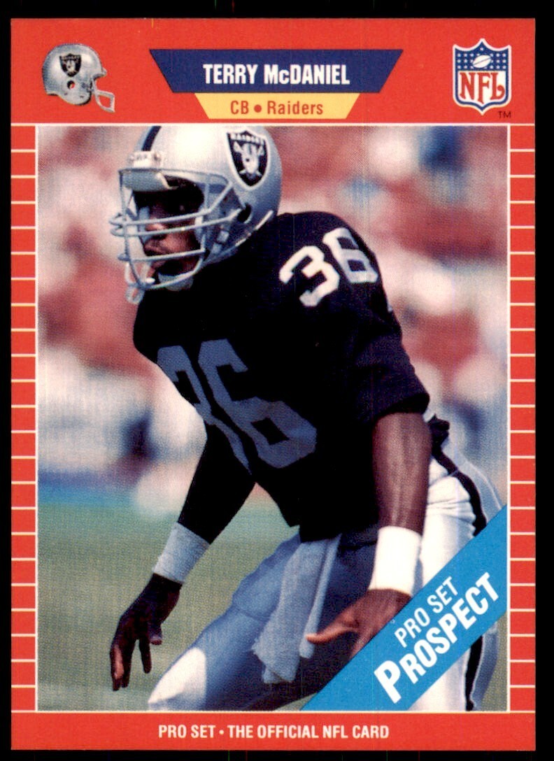 1989 Pro Set. Terry McDaniel Football Cards #527
