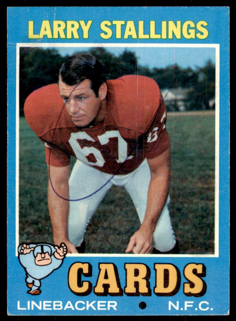 1971 TOPPS. LARRY STALLINGS ST. LOUIS CARDINALS #93