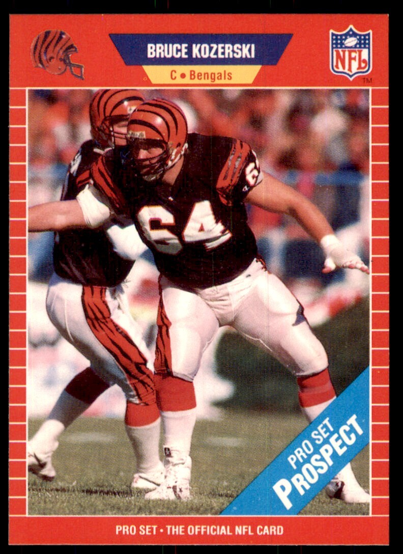 1989 Pro Set. Bruce Kozerski Football Cards #519