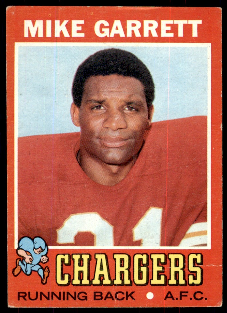1971 TOPPS. MIKE GARRETT SAN DIEGO CHARGERS #119