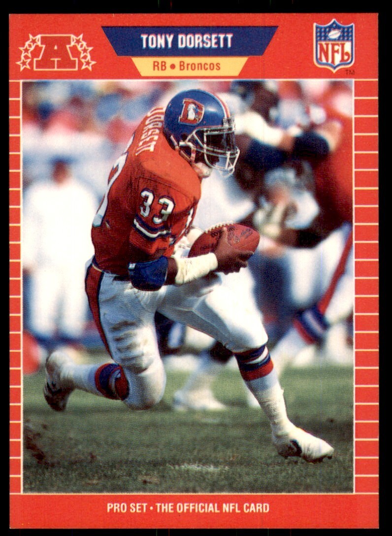 1989 Pro Set. Tony Dorsett Football Cards #453