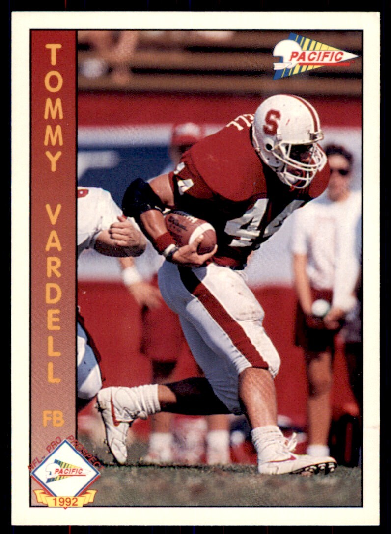 1992 Pacific Tommy Vardell Rookie Stanford Cardinal #322