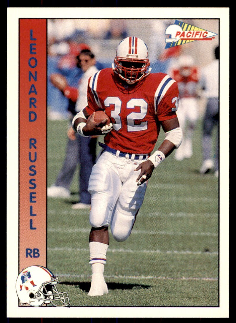 1992 Pacific Leonard Russell New England Patriots #192