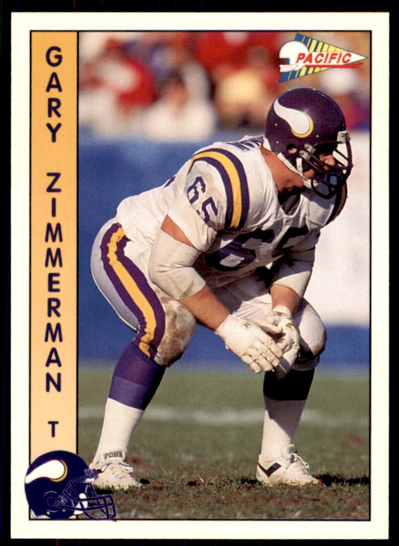 1992 Pacific Gary Zimmerman Minnesota Vikings #186