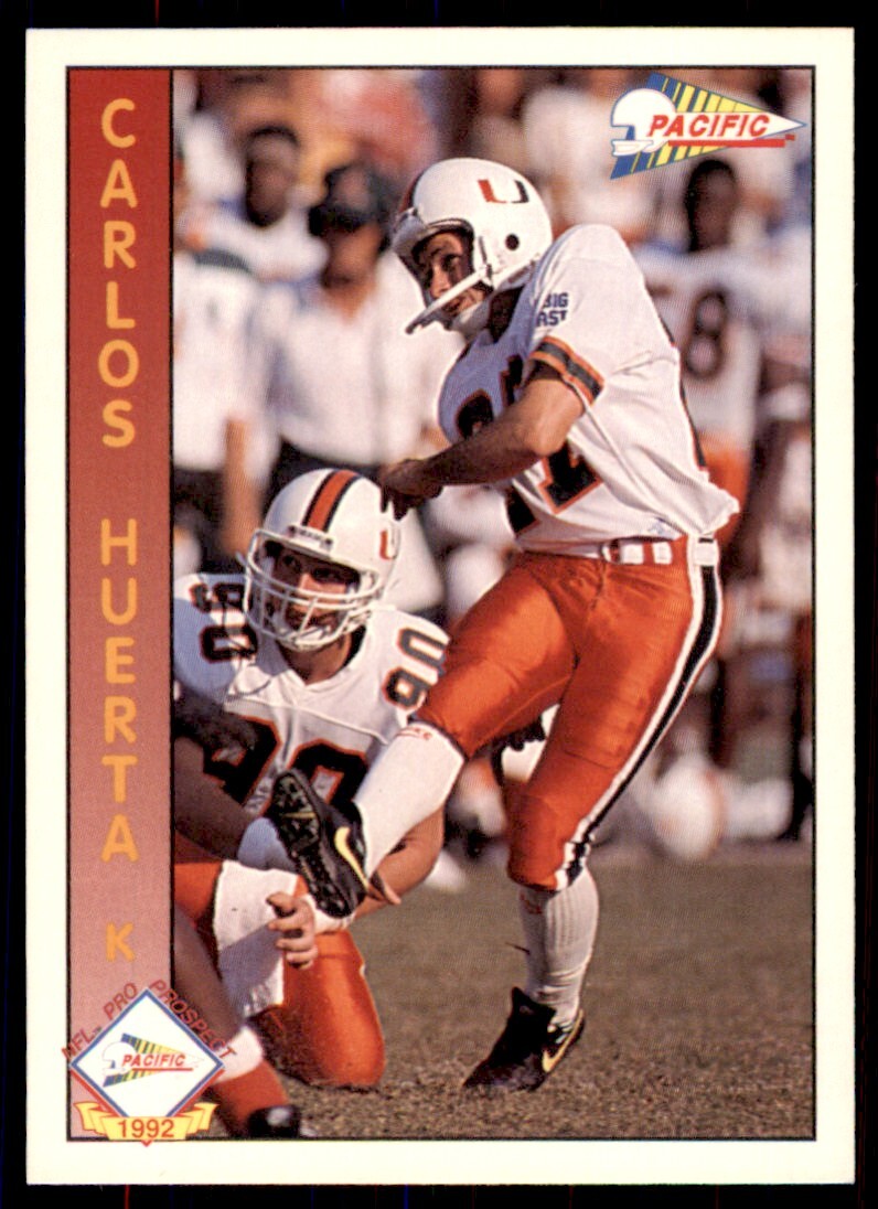 1992 Pacific Carlos Huerta Rookie Miami Hurricanes #326