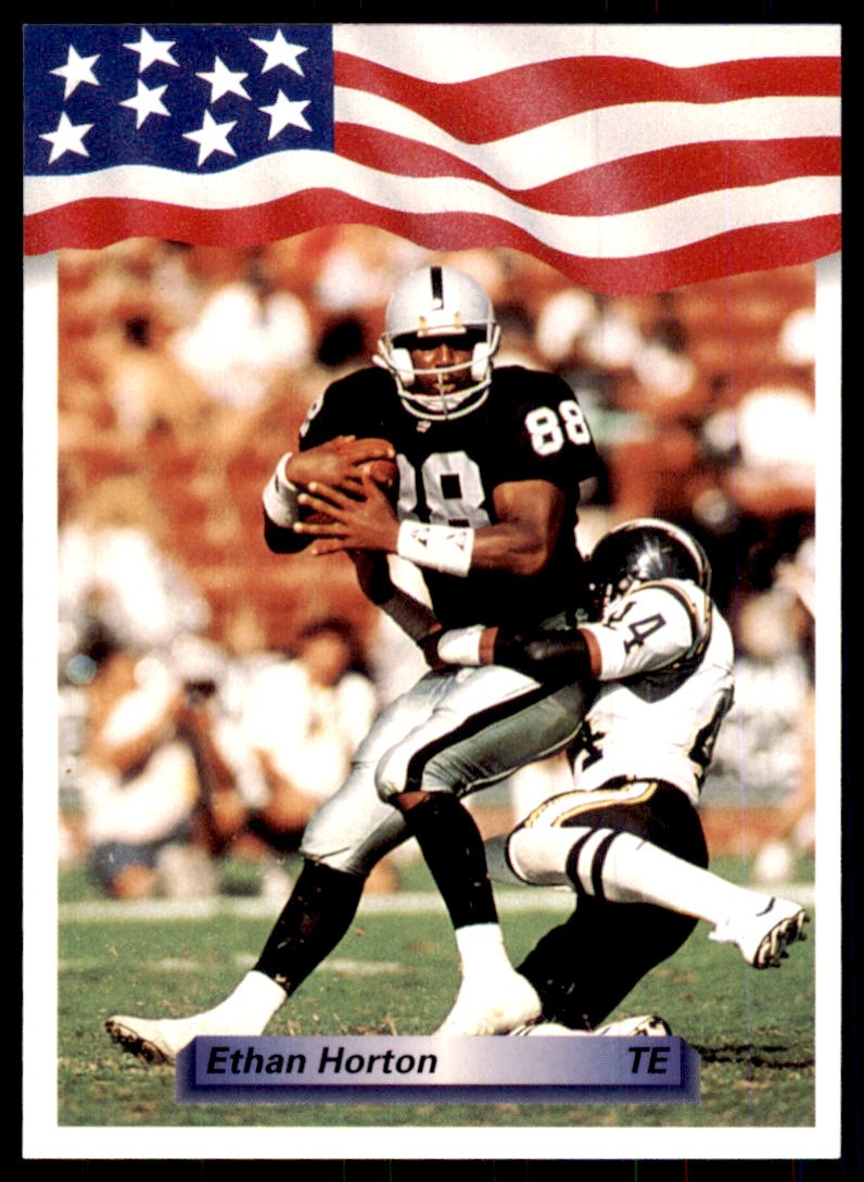 1992 All World Sports Ethan Horton Football Cards #169