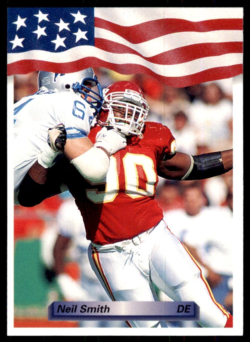 1992 All World Sports Neil Smith Football Cards #158