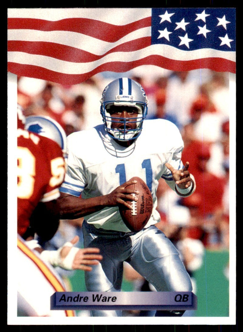 1992 All World Sports Andre Ware Football Cards #126