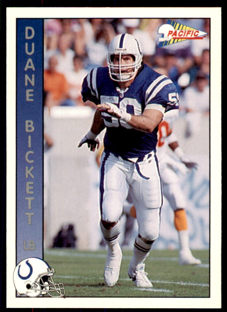 1992 Pacific Duane Bickett Indianapolis Colts #121