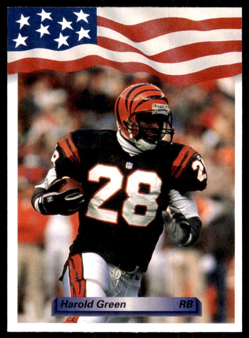1992 All World Sports Harold Green Football Cards #207