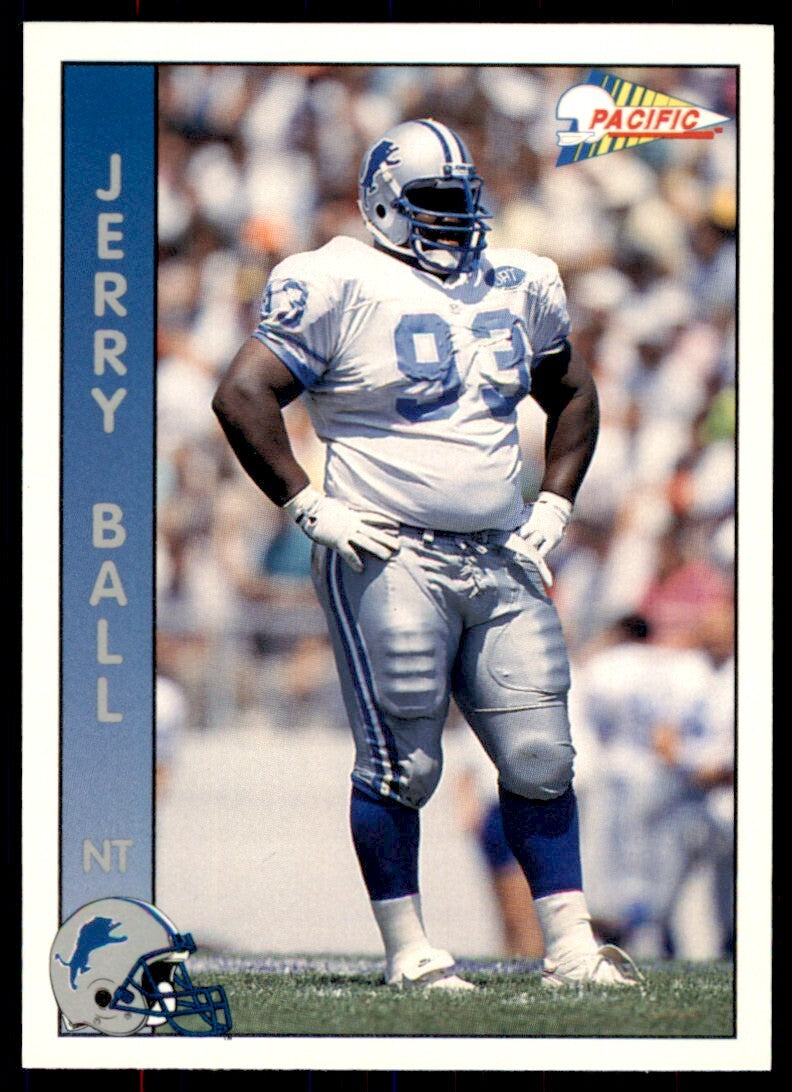 1992 Pacific Jerry Ball Detroit Lions #87