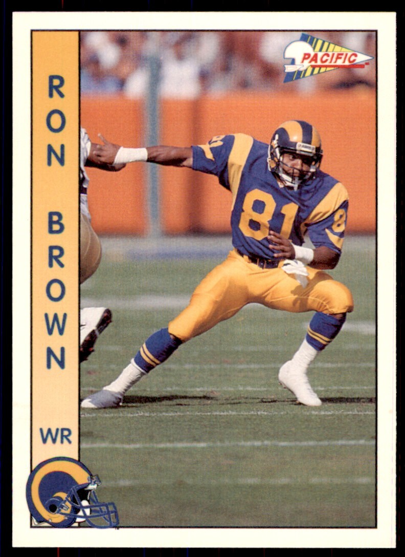 1992 Pacific Ron Brown Los Angeles Rams #161
