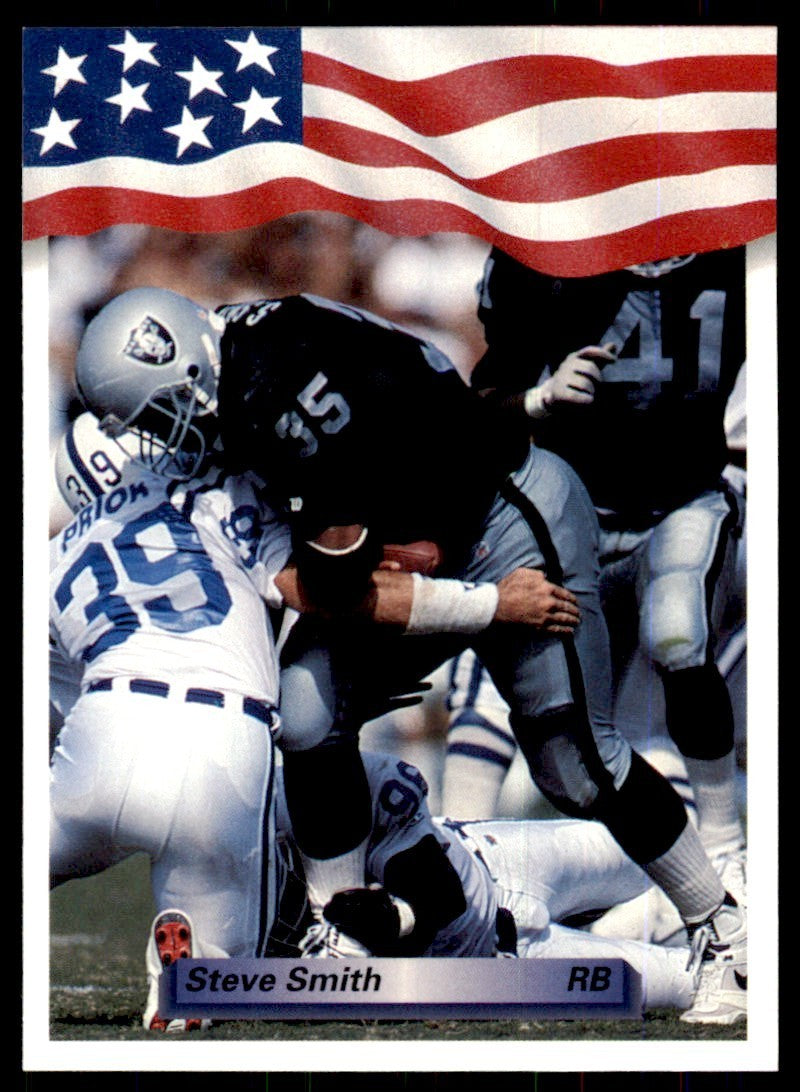 1992 All World Sports Steve Smith Football Cards #181