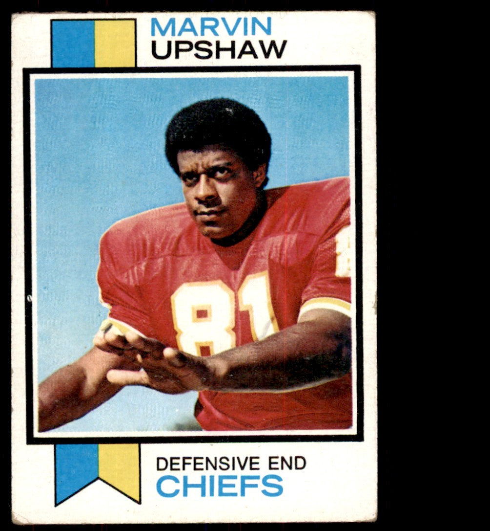1973 TOPPS MARVIN UPSHAW KANSAS CITY CHIEFS #186