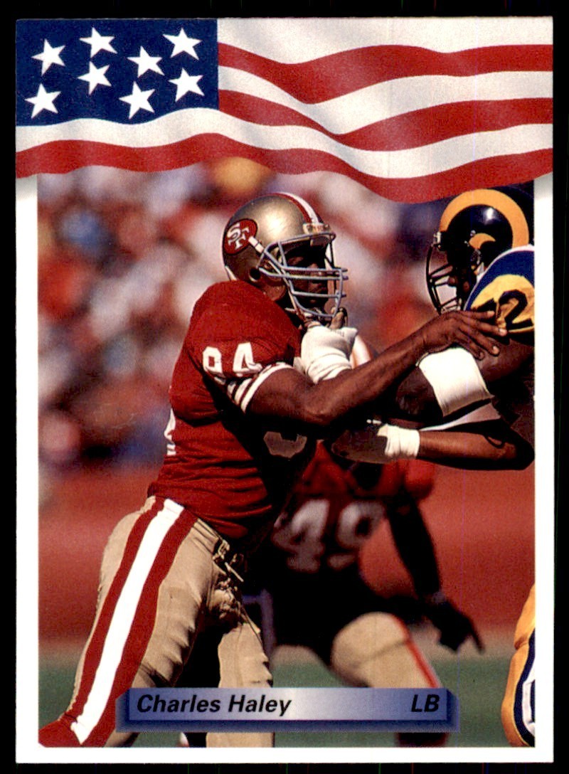 1992 All World Sports Charles Haley Football Cards #101