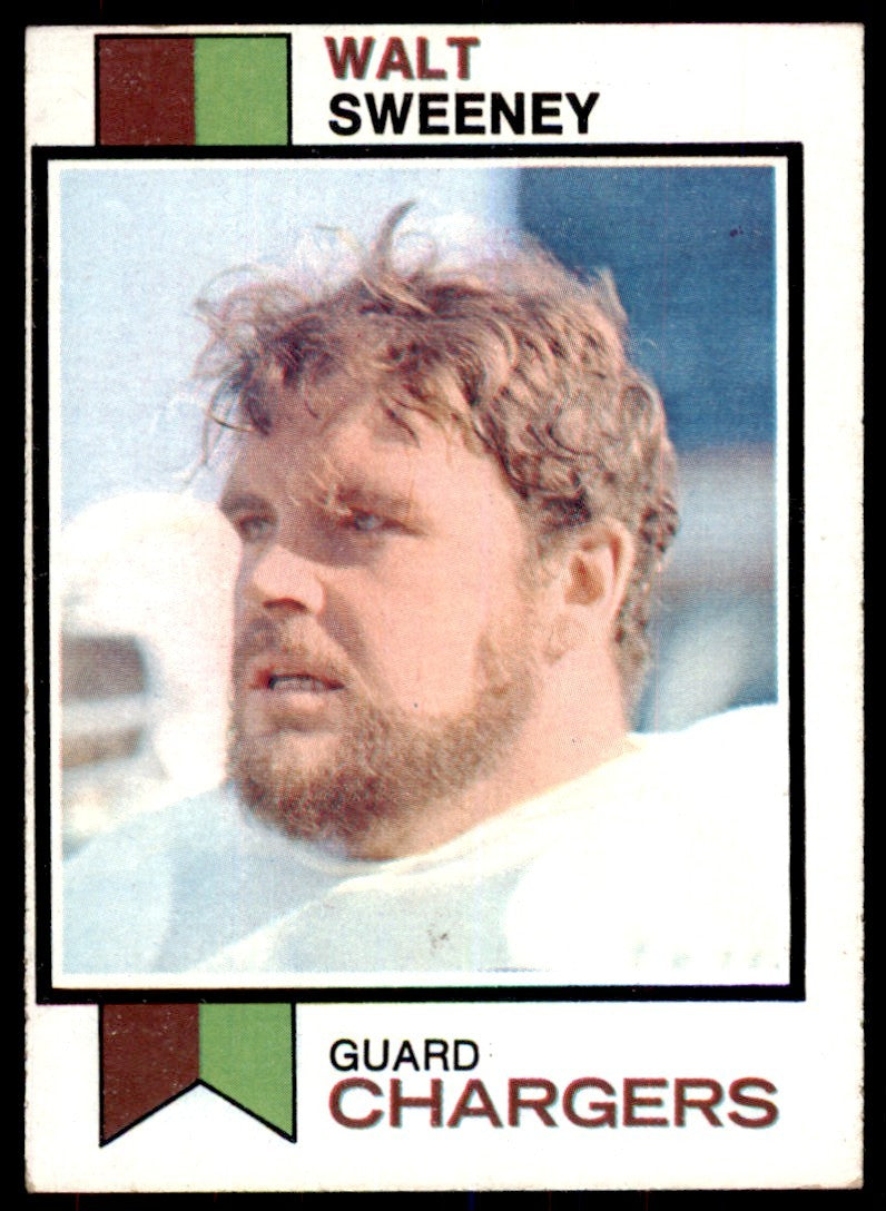 1973 TOPPS WALT SWEENEY SAN DIEGO CHARGERS #252