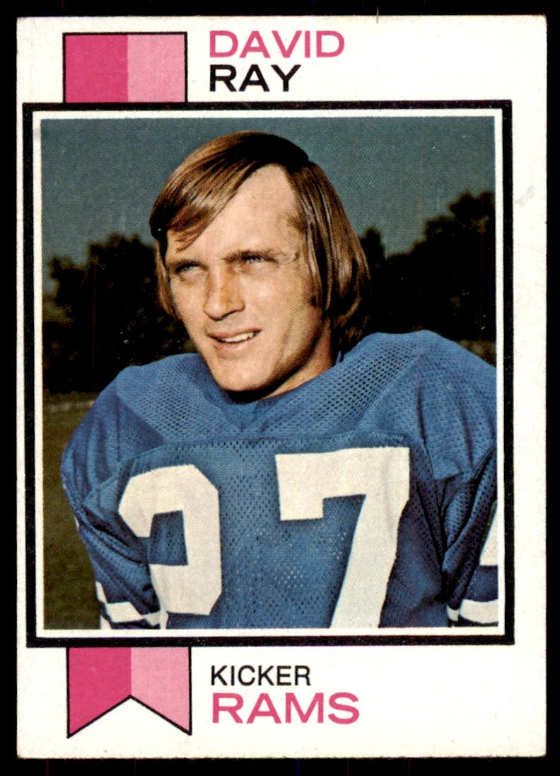 1973 TOPPS DAVID RAY LOS ANGELES RAMS #244