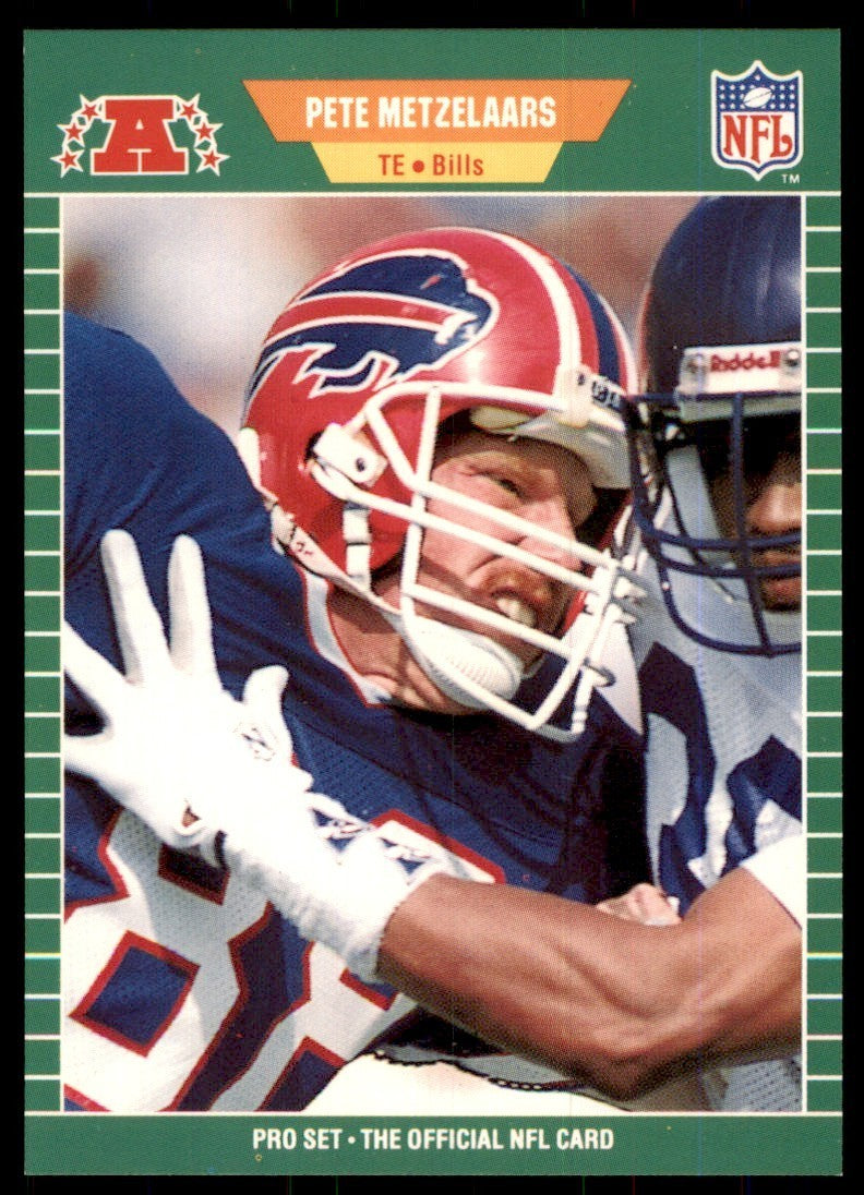 1989 Pro Set Pete Metzelaars Football Cards #24
