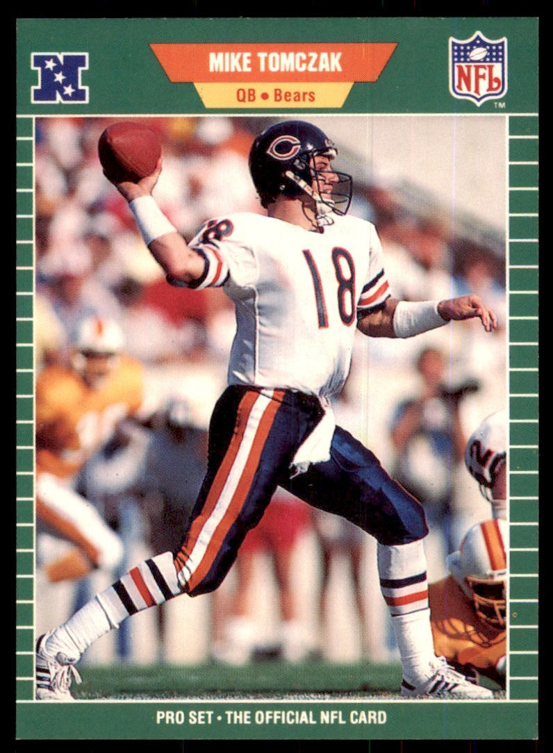 1989 Pro Set Mike Tomczak Football Cards #51