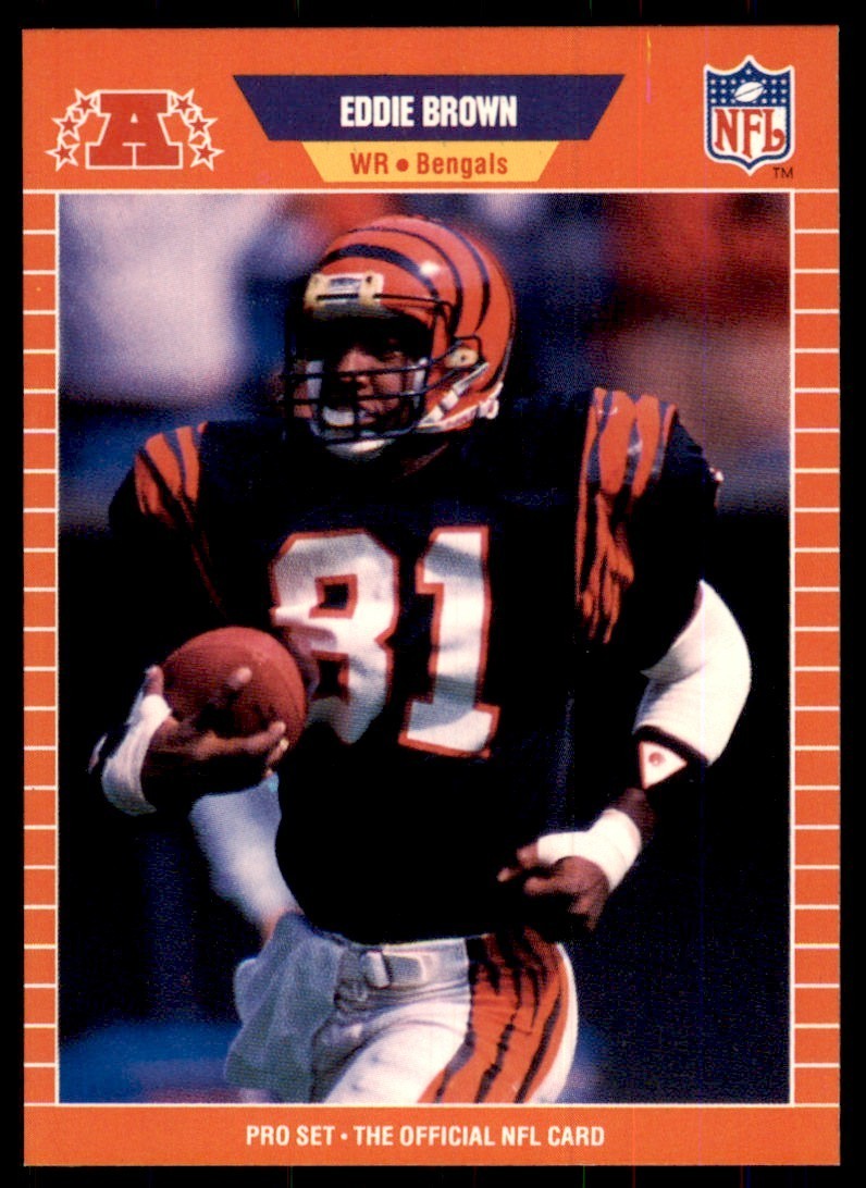 1989 Pro Set Eddie Brown Football Cards #56