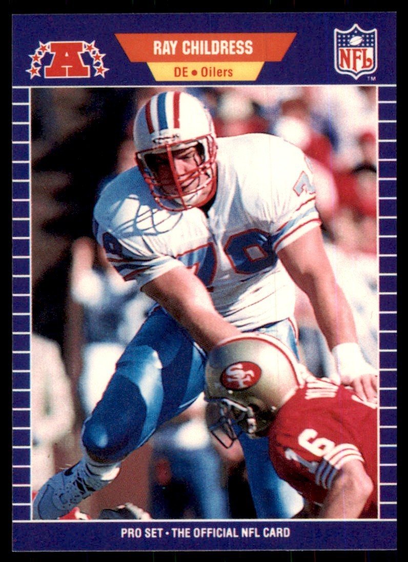 1989 Pro Set Ray Childress Football Cards #141