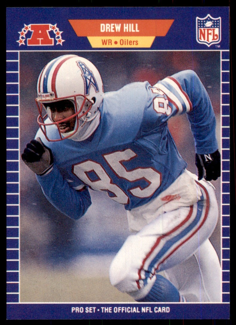 1989 Pro Set Drew Hill Football Cards #146