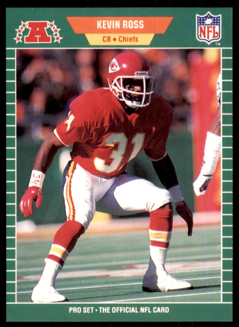 1989 Pro Set Kevin Ross Football Cards #179