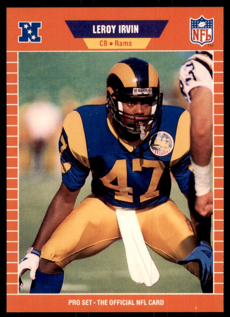 1989 Pro Set LeRoy Irvin Football Cards #203
