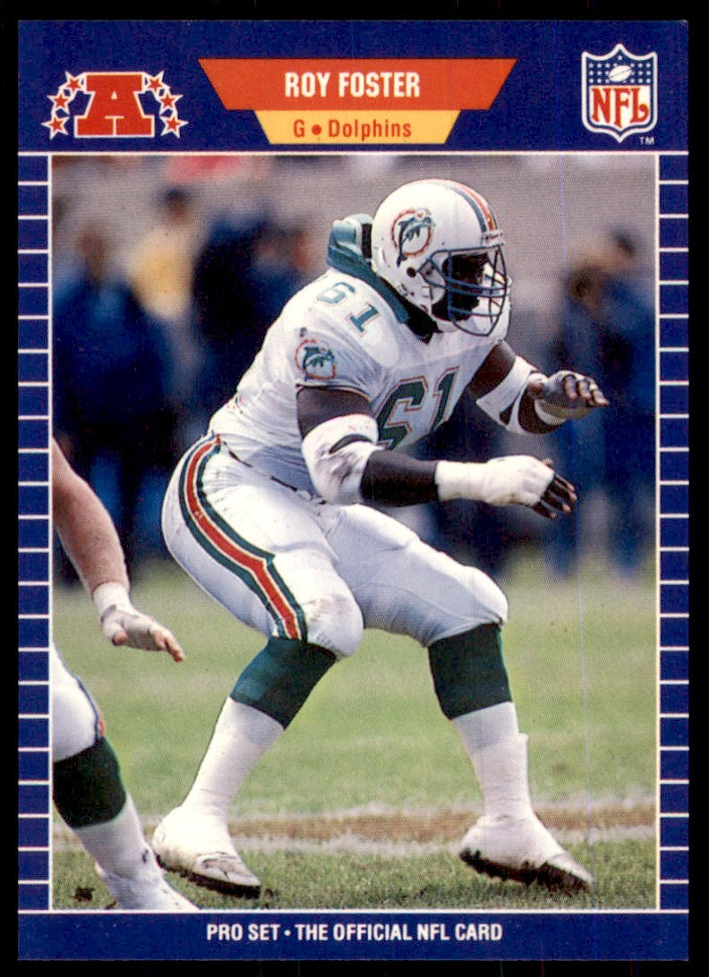 1989 Pro Set Roy Foster Football Cards #215