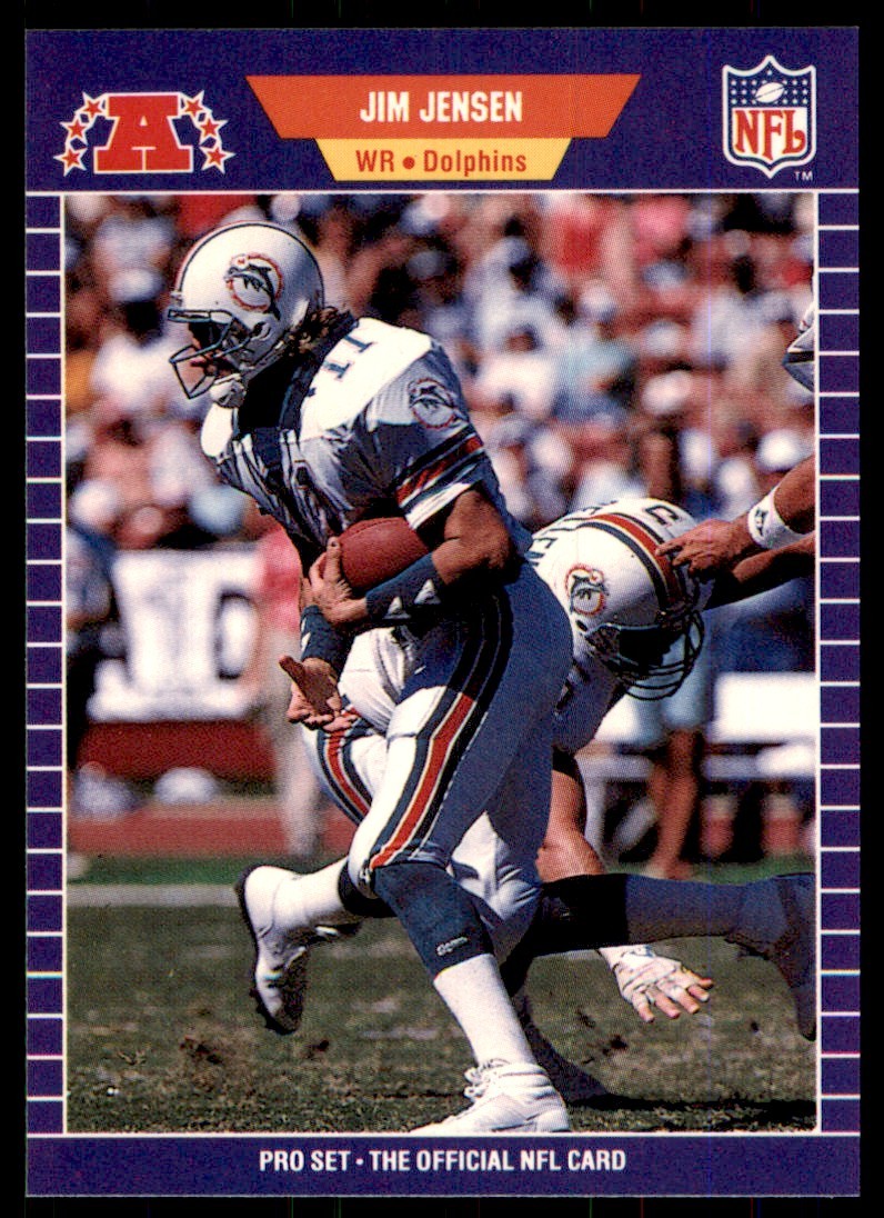 1989 Pro Set Jim C. Jensen Football Cards #217