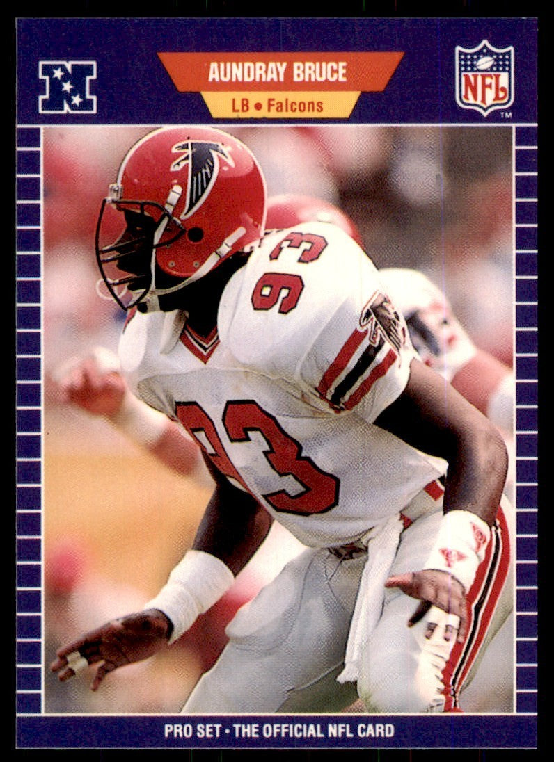 1989 Pro Set Aundray Bruce Football Cards #2