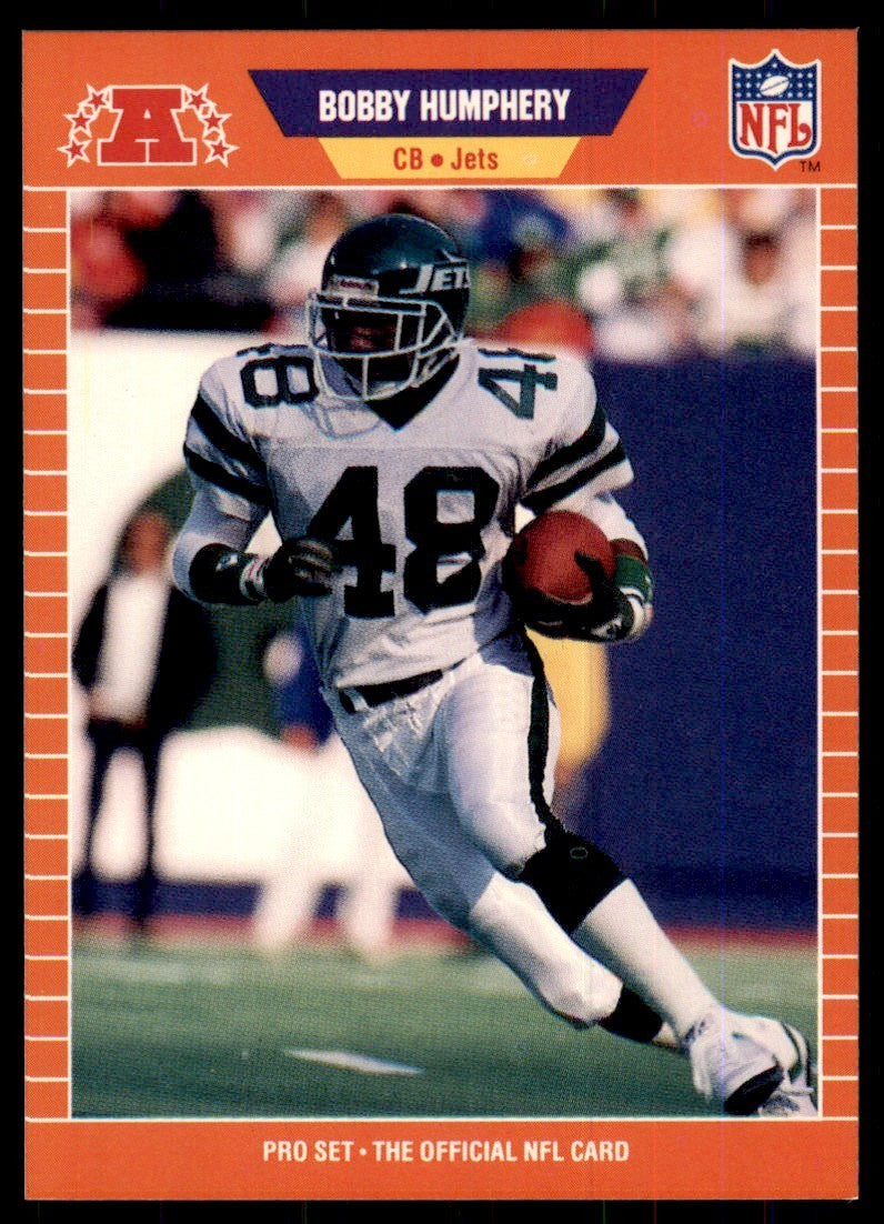 1989 Pro Set Bobby Humphery Football Cards #299